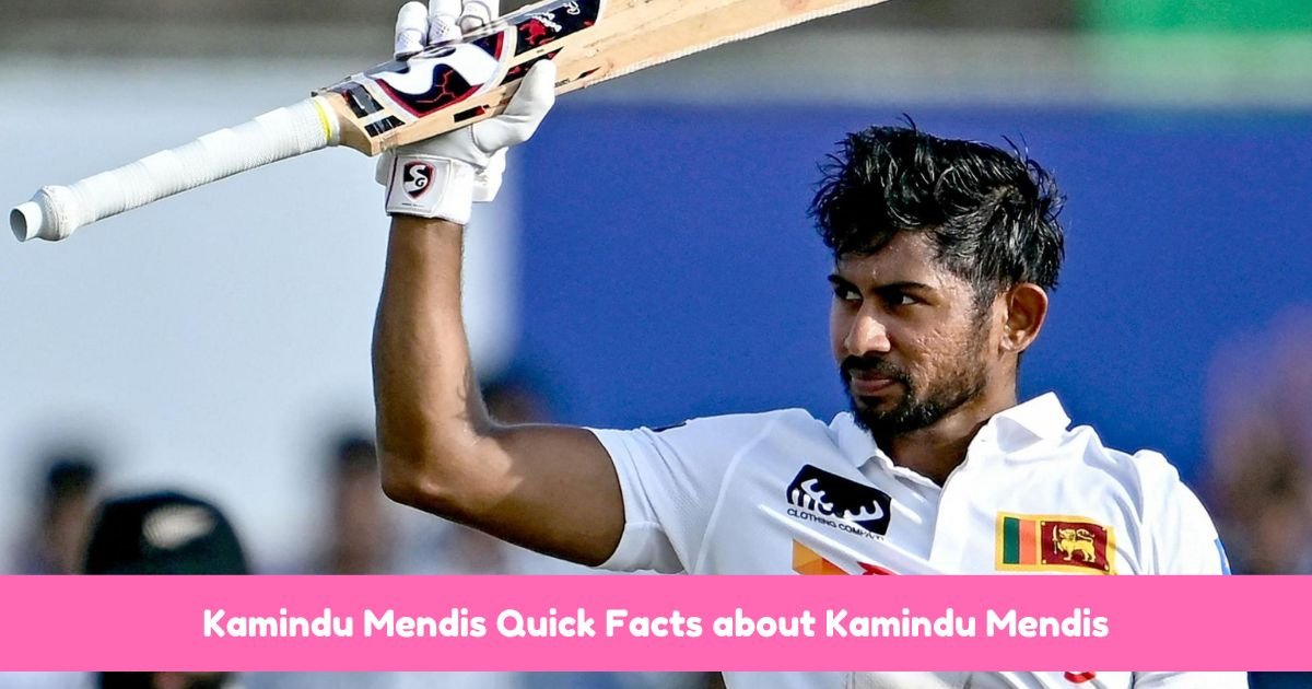 Kamindu Mendis Quick Facts about Kamindu Mendis