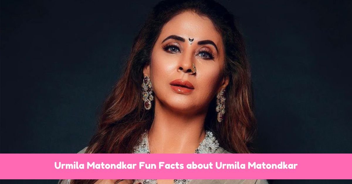 Celebrate Urmila Matondkar birthday and discover her age, family, career in Bollywood, and her recent political journey.