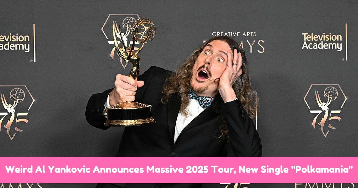 Weird Al Yankovic Announces Massive 2025 Tour, New Single "Polkamania"