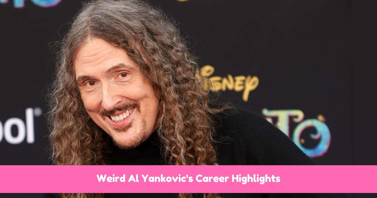 Weird Al Yankovic holding a Grammy Award