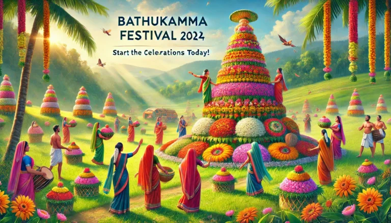 Bathukamma Festival 2024 Start the Celebrations Today!