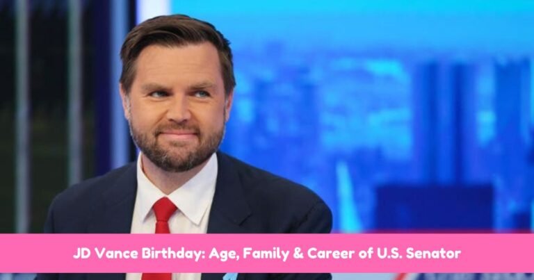 JD Vance Birthday: Age, Family & Career of U.S. Senator